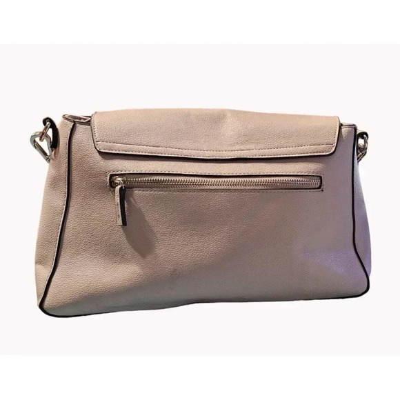 Steve Madden Gray Textured Tote Purse One Strap 11 inch Drop Multi Pockets - Picture 5 of 14